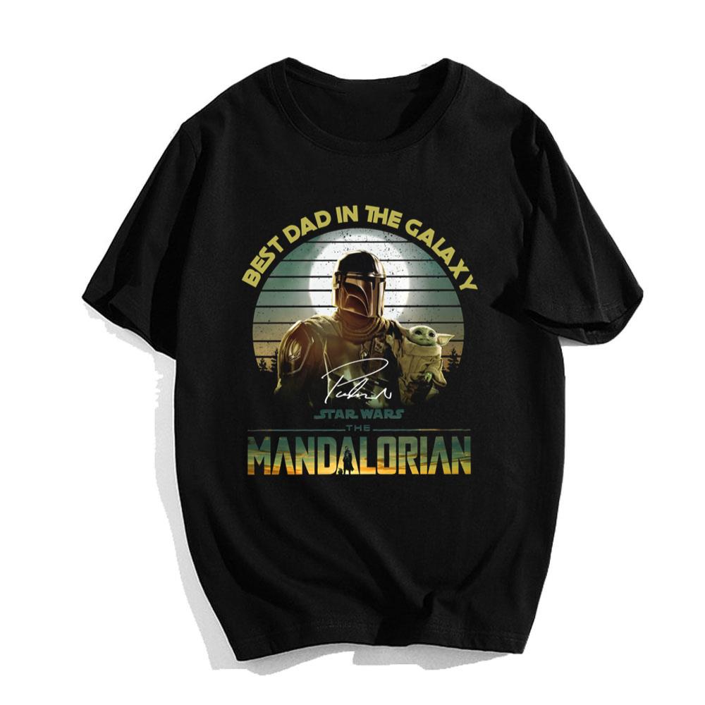 Best Dad In The Galaxy Star Wars Mandalorian T-Shirt