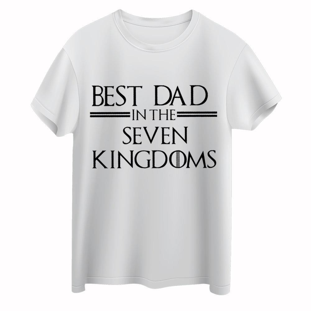 Best Dad In The Seven Kingdoms Shirt, Father's Day Shirt, Mom And Dad Matching Tee