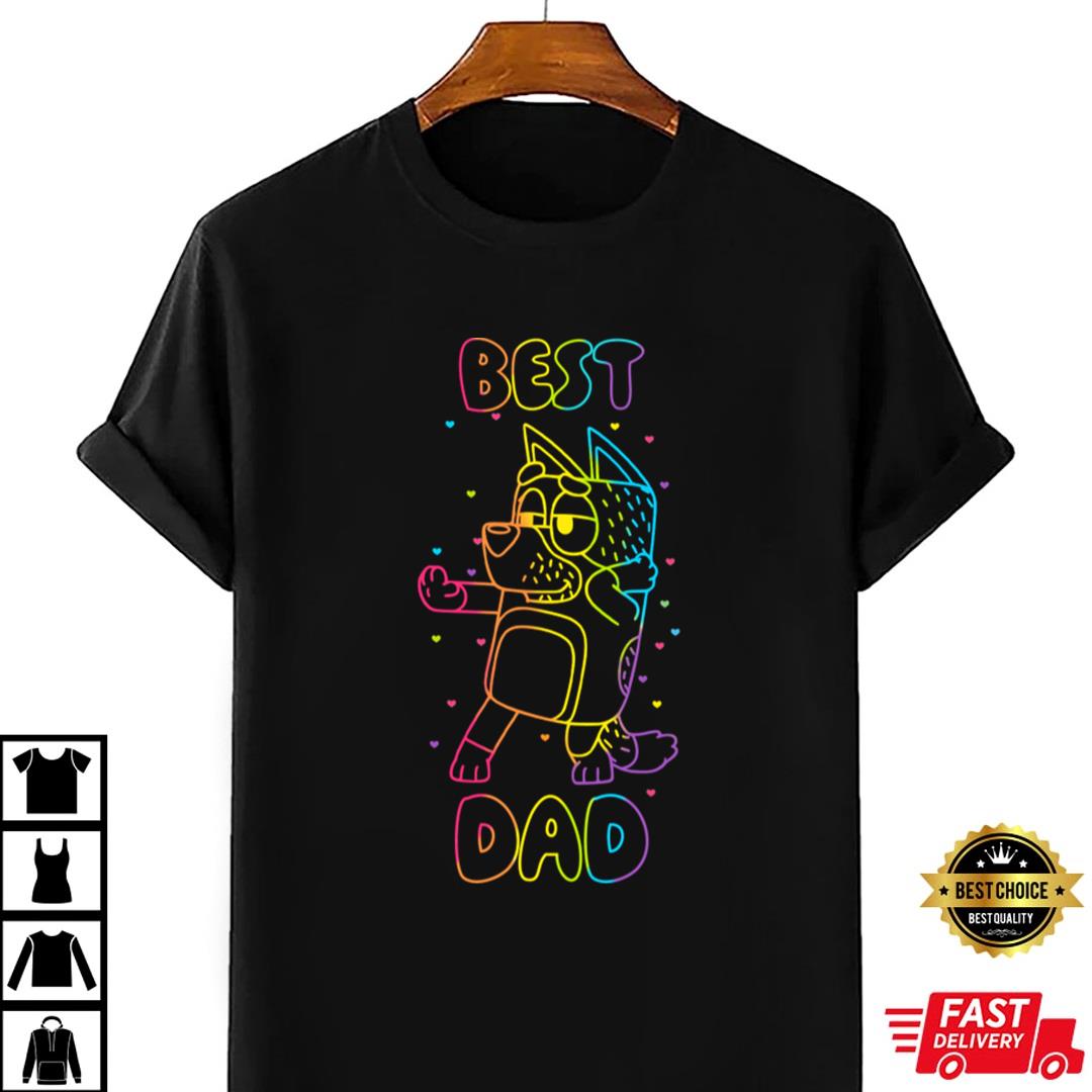 Best Dad Rainbow Dance T-Shirt