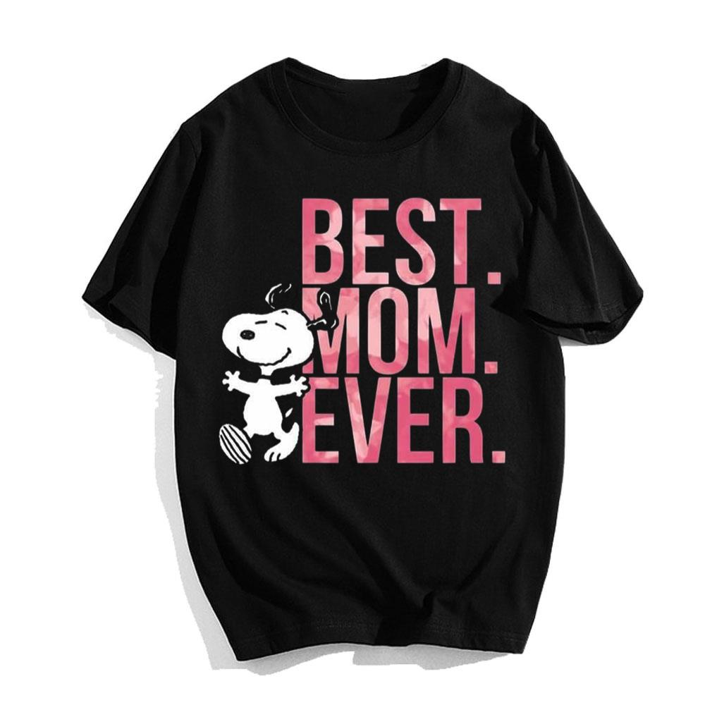 Best Mom Ever Snoopy Mom T-Shirt Happy Mother's Day
