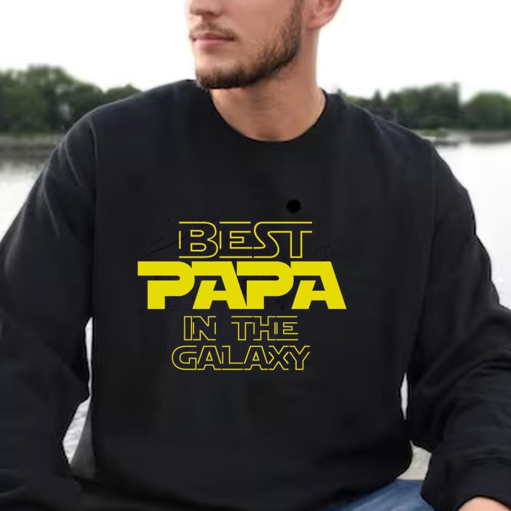 Best Papa In The Galaxy Classic T-shirt 4 Best Papa In The Galaxy Classic T-shirt