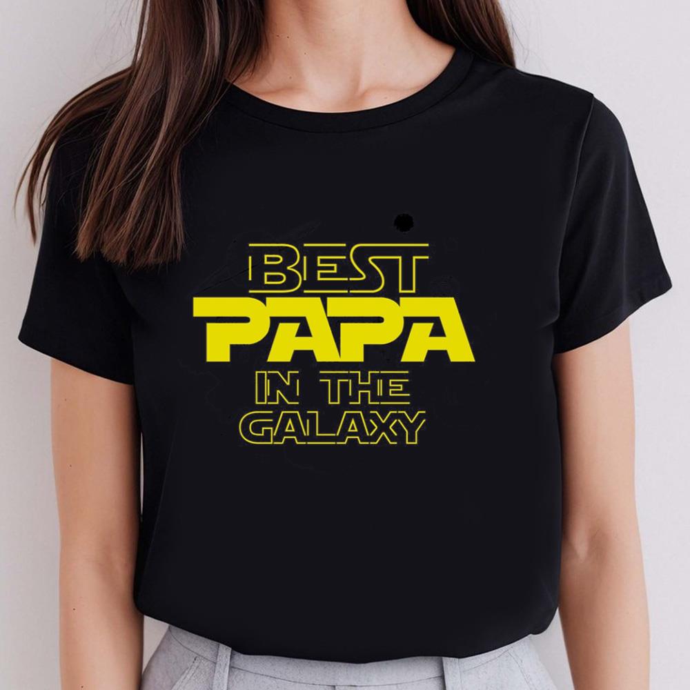 Best Papa In The Galaxy Classic T-shirt 3 Best Papa In The Galaxy Classic T-shirt
