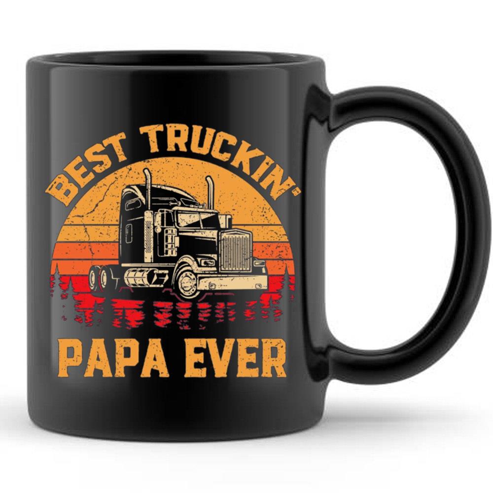 Best Trucking Papa Ever Shirt, Truck Driver Shirt, Truck Driver Papa Shirt 4 Best Trucking Papa Ever Shirt, Truck Driver Shirt, Truck Driver Papa Shirt