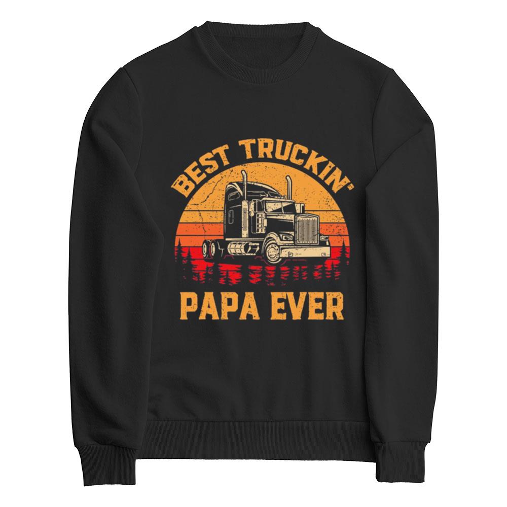 Best Trucking Papa Ever Shirt, Truck Driver Shirt, Truck Driver Papa Shirt 2 Best Trucking Papa Ever Shirt, Truck Driver Shirt, Truck Driver Papa Shirt