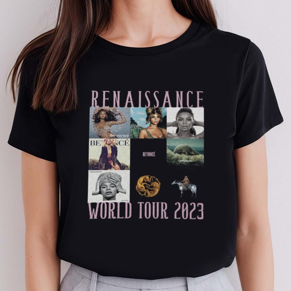 Beyonce Album Tee Shirt, Renaissance Tour T-shirt 2 Beyonce Album Tee Shirt, Renaissance Tour T-shirt