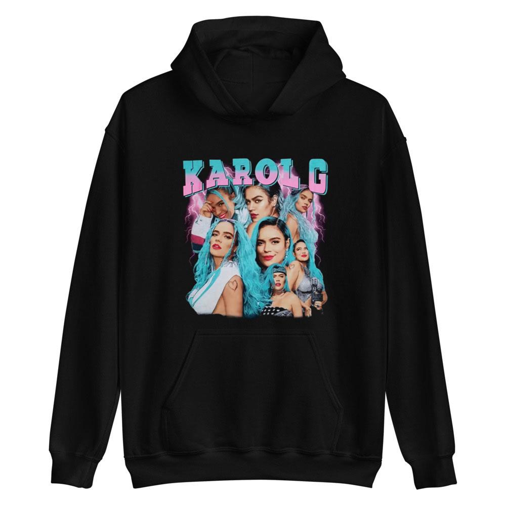 Bichota Karol G Pink x Blue T-Shirt 3 Bichota Karol G Pink x Blue T-Shirt