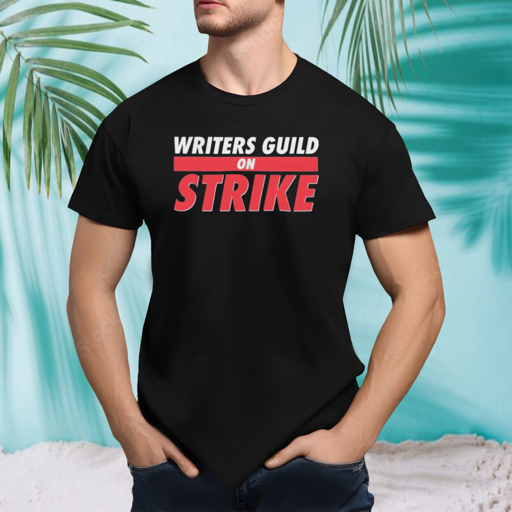 Damien Chazelle writers guild on strike shirt