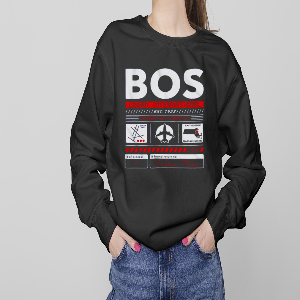 BOS logan international airport code shirt 4 Sweaters