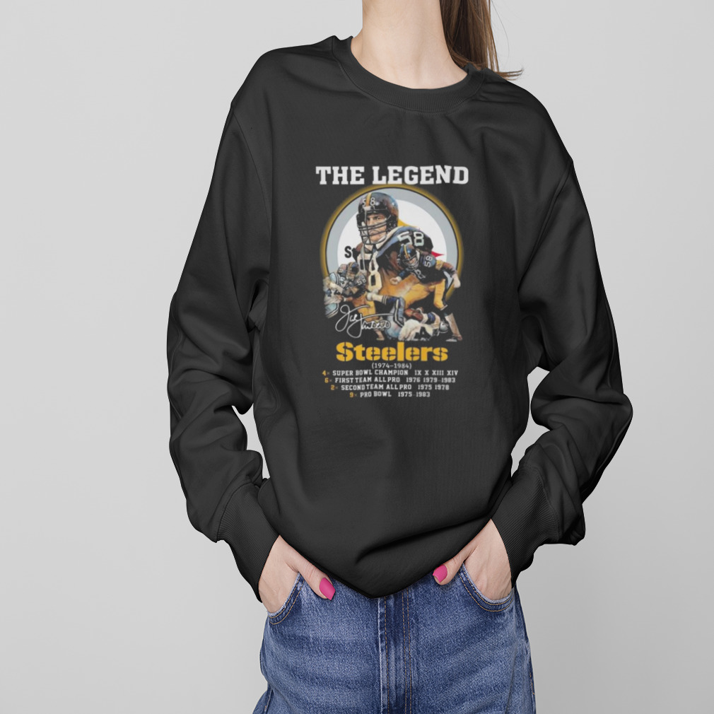 Jack Lambert The Legends Pittsburgh Steelers 1974-1984 Signature T-Shirt 4 Sweaters