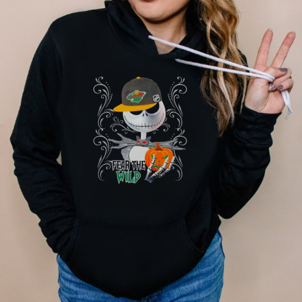Jack Skellington Fear The Minnesota Wild Pumpkin Halloween Shirt 5 Hoodies