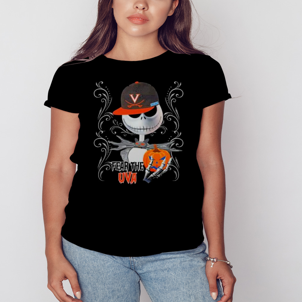 Jack Skellington Fear The Virginia Cavaliers Pumpkin Halloween Shirt 2 Women's tshirt