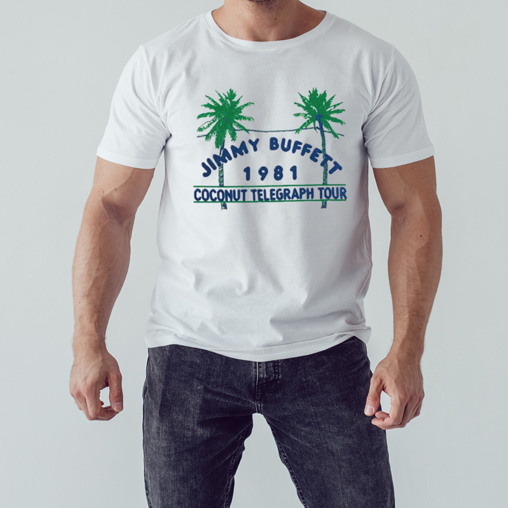 Jimmy Buffett 1981 Coconut Telegraph Tour T-shirt