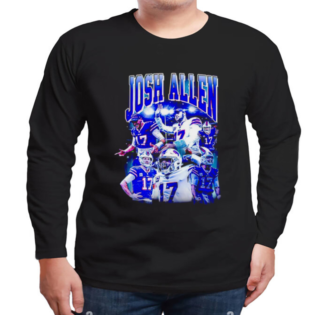 Josh Allen Buffalo Bills vintage retro shirt 3 Longsleeve tshirt