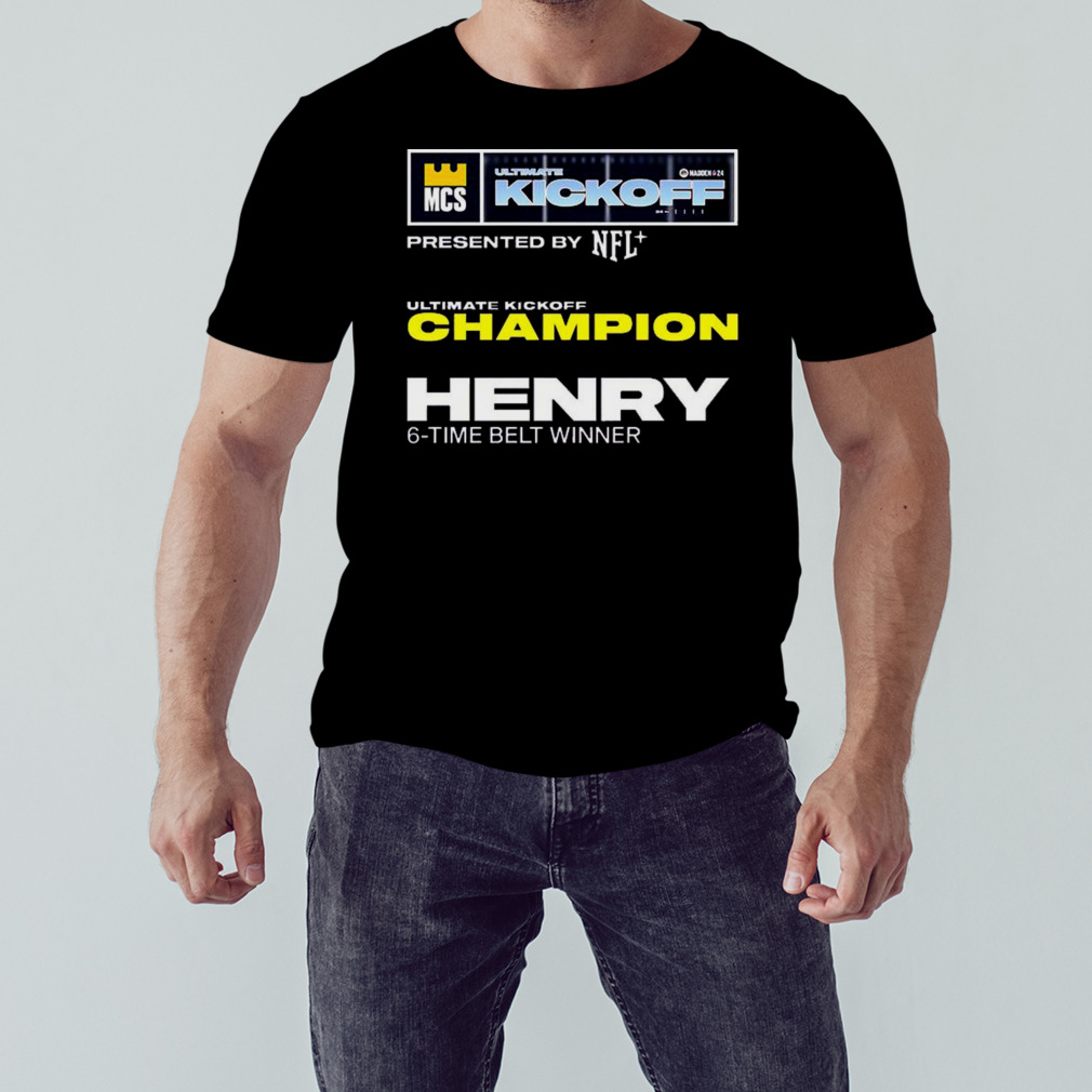 MCS Ultimate Kickoff Presented By NFL Madden 24 Champion Henry Leverette 6-Time Belt Winner T-Shirt 1 Unisex tshirt