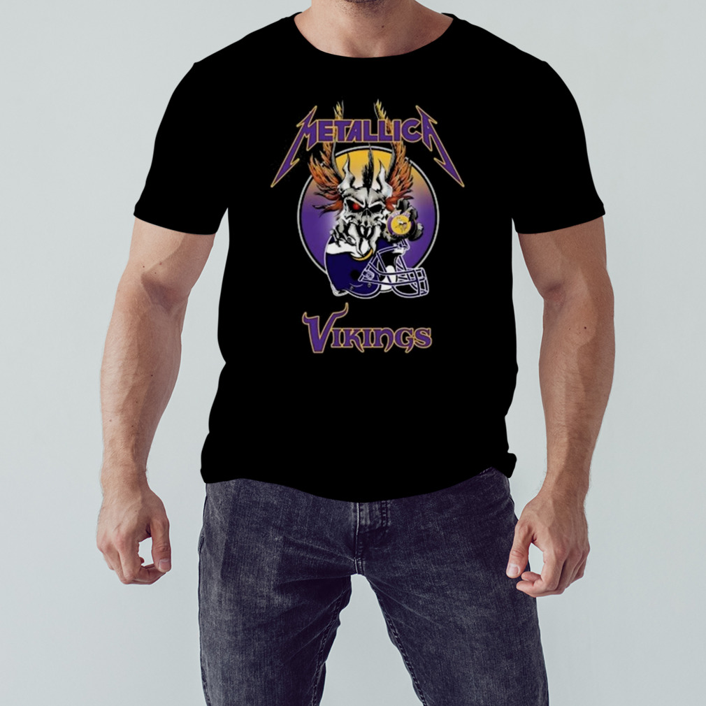 Metallica Skull Minnesota Vikings shirt