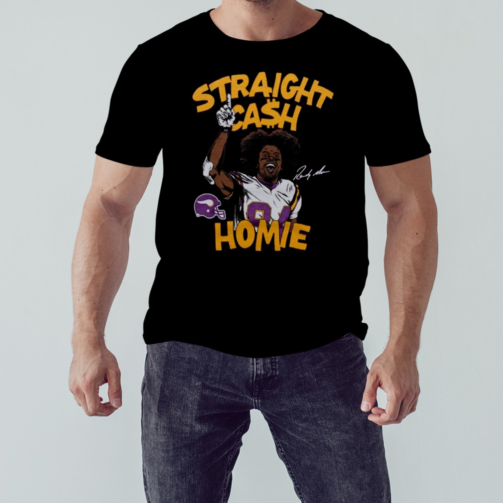 Minnesota Vikings Randy Moss Straight Cash Homie Signature 2023 T-shirt