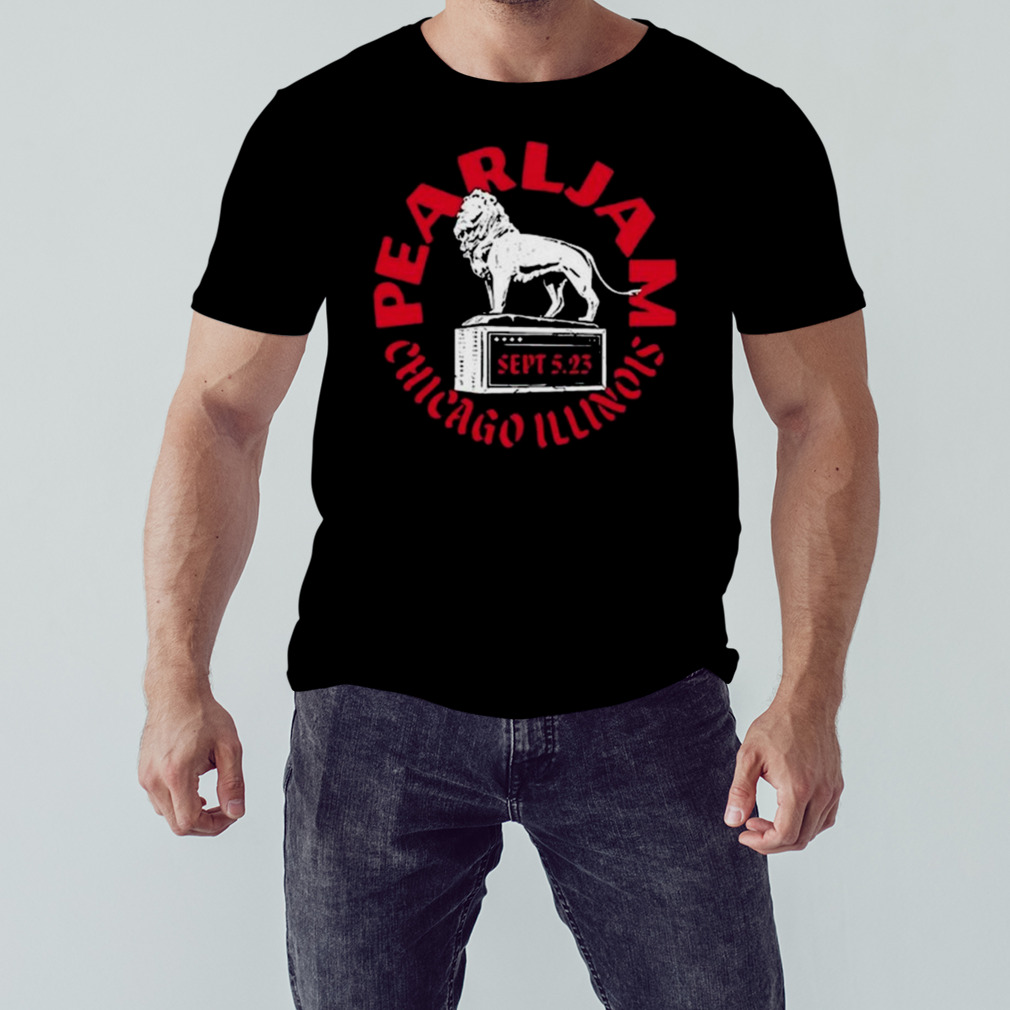 Original Pearl Jam Sept 5 2023 United Center Chicago Il Tour T-shirt 1 Unisex tshirt
