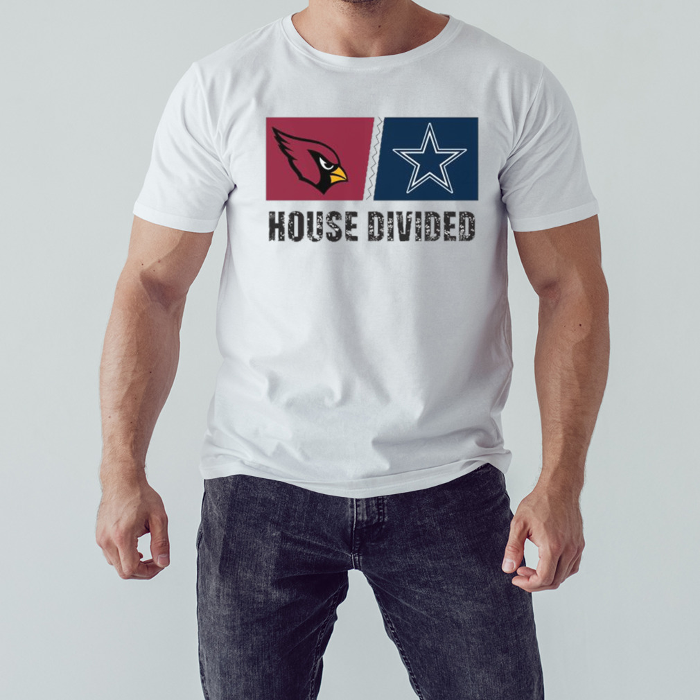 Arizona Cardinals vs Dallas Cowboys House Divided Shirt