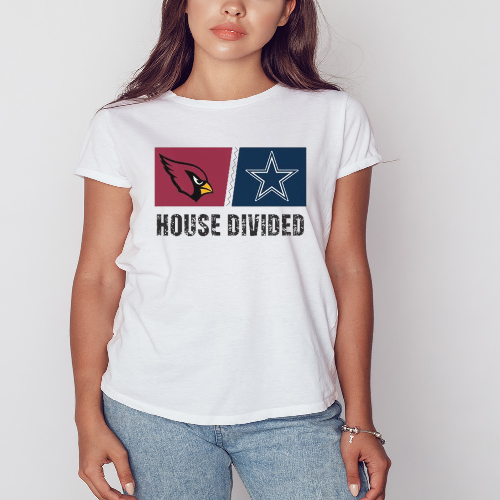 Arizona Cardinals vs Dallas Cowboys House Divided Shirt