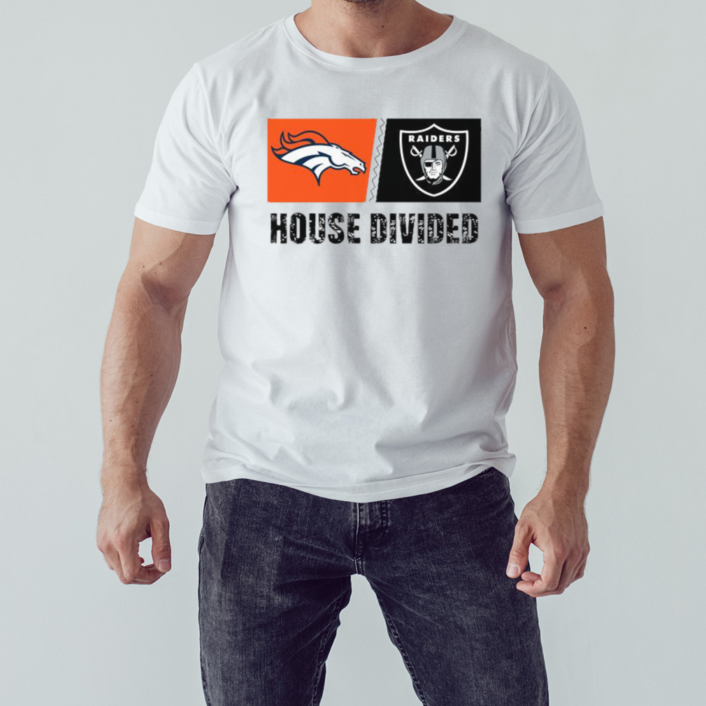 Denver Broncos vs Las Vegas Raiders House Divided Shirt