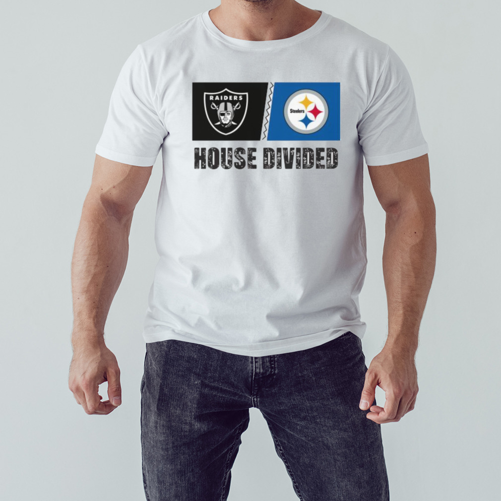 Las Vegas Raiders vs Pittsburgh Steelers House Divided Shirt