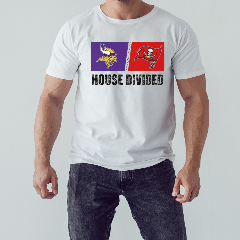 Minnesota Vikings vs Tampa Bay Buccaneers House Divided Shirt