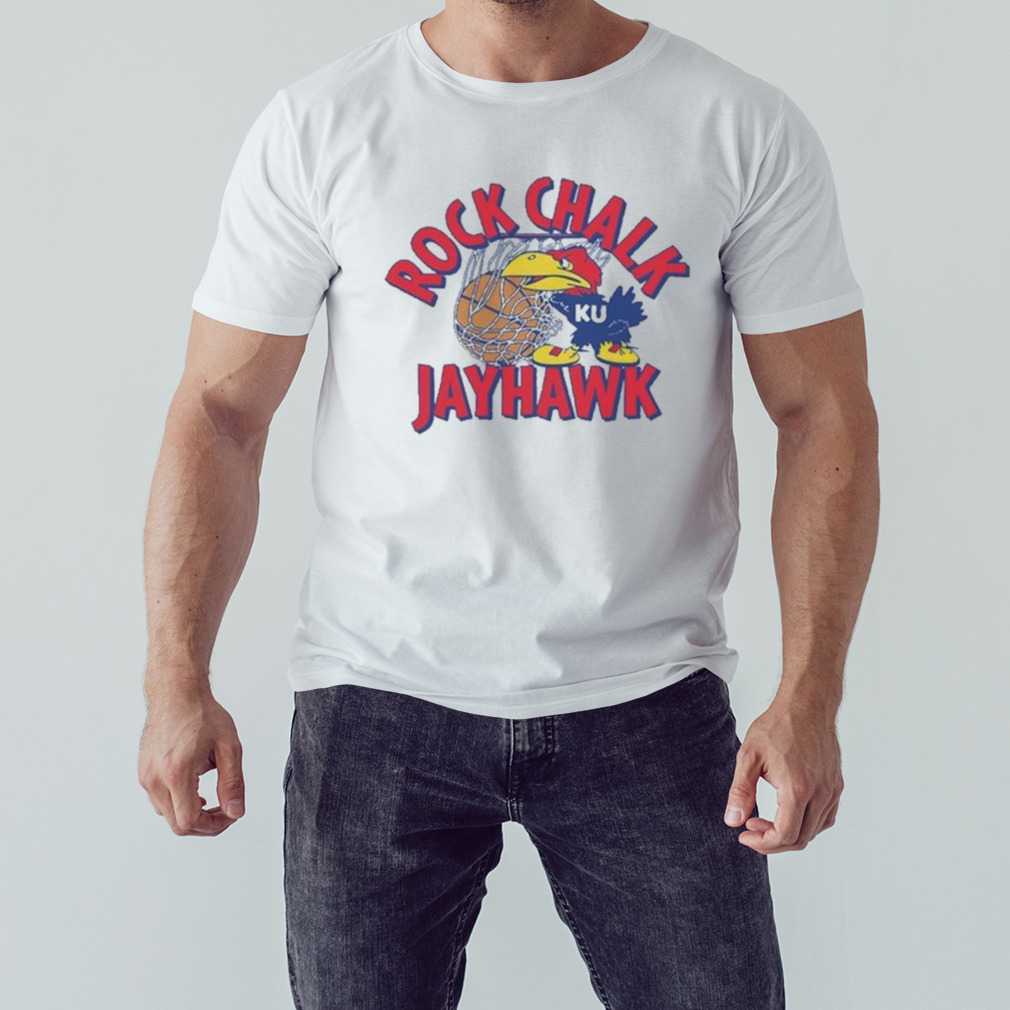 Rock Chalk Jayhawk Vintage Kansas Basketball shirt