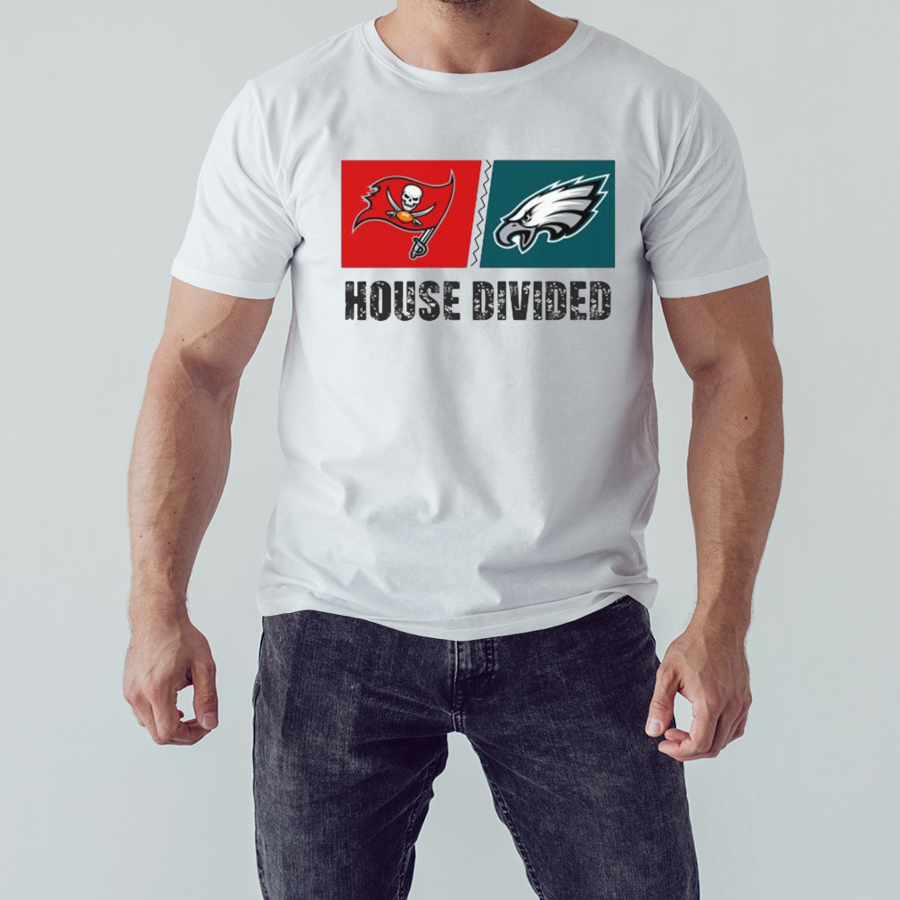Tampa Bay Buccaneers vs Philadelphia Eagles House Divided Shirt