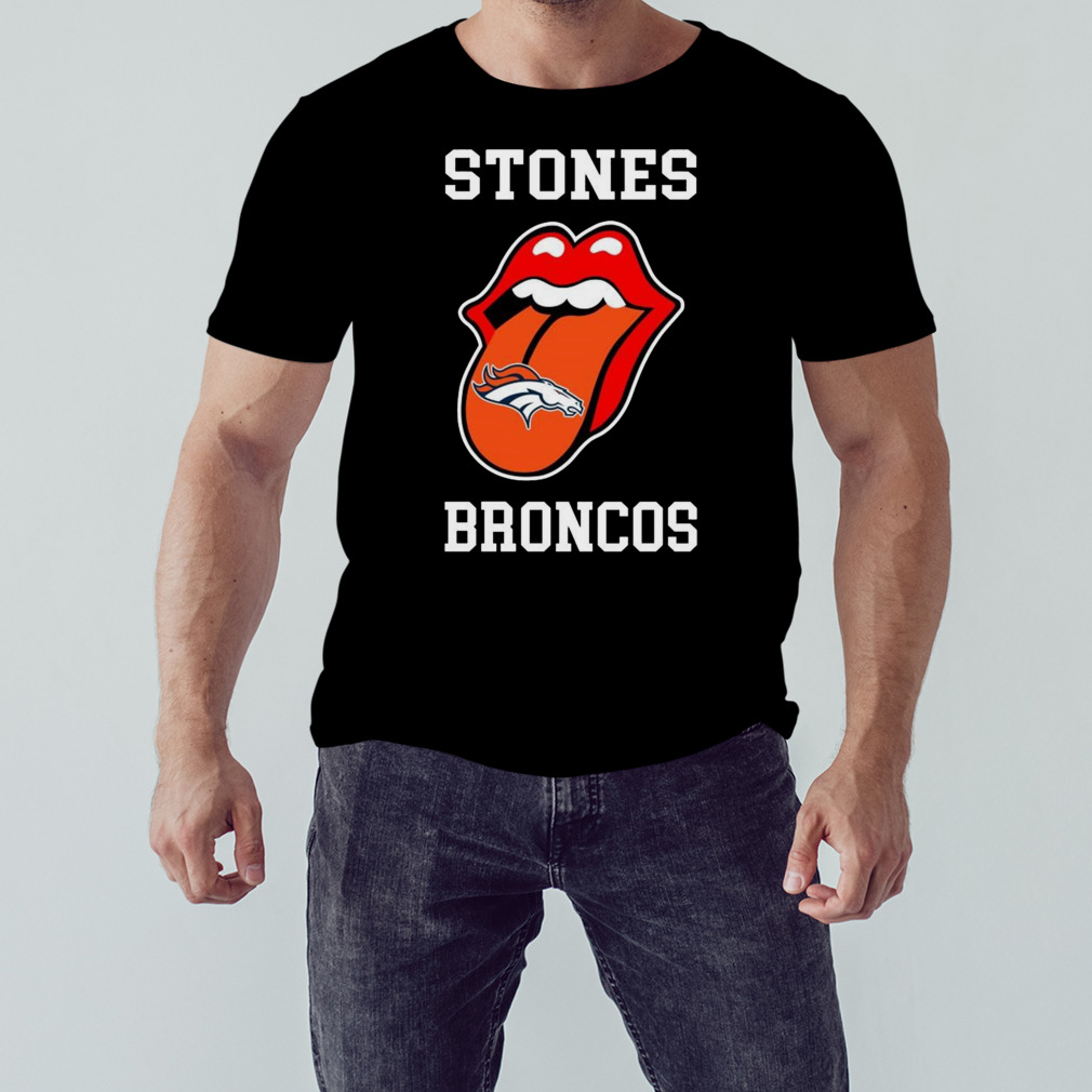 The Rolling Stone Denver Broncos Lips 2023 T-shirt