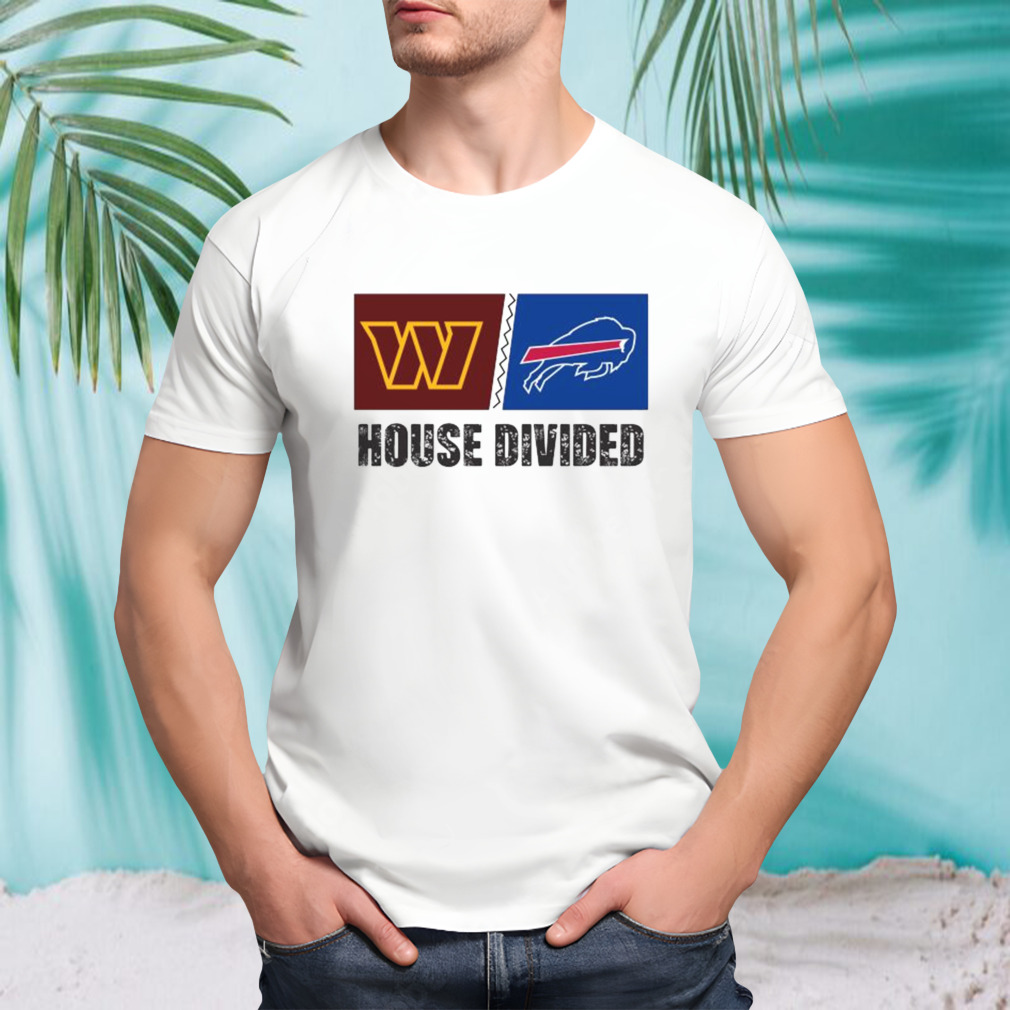 Washington Commanders vs Buffalo Bills House Divided Shirt