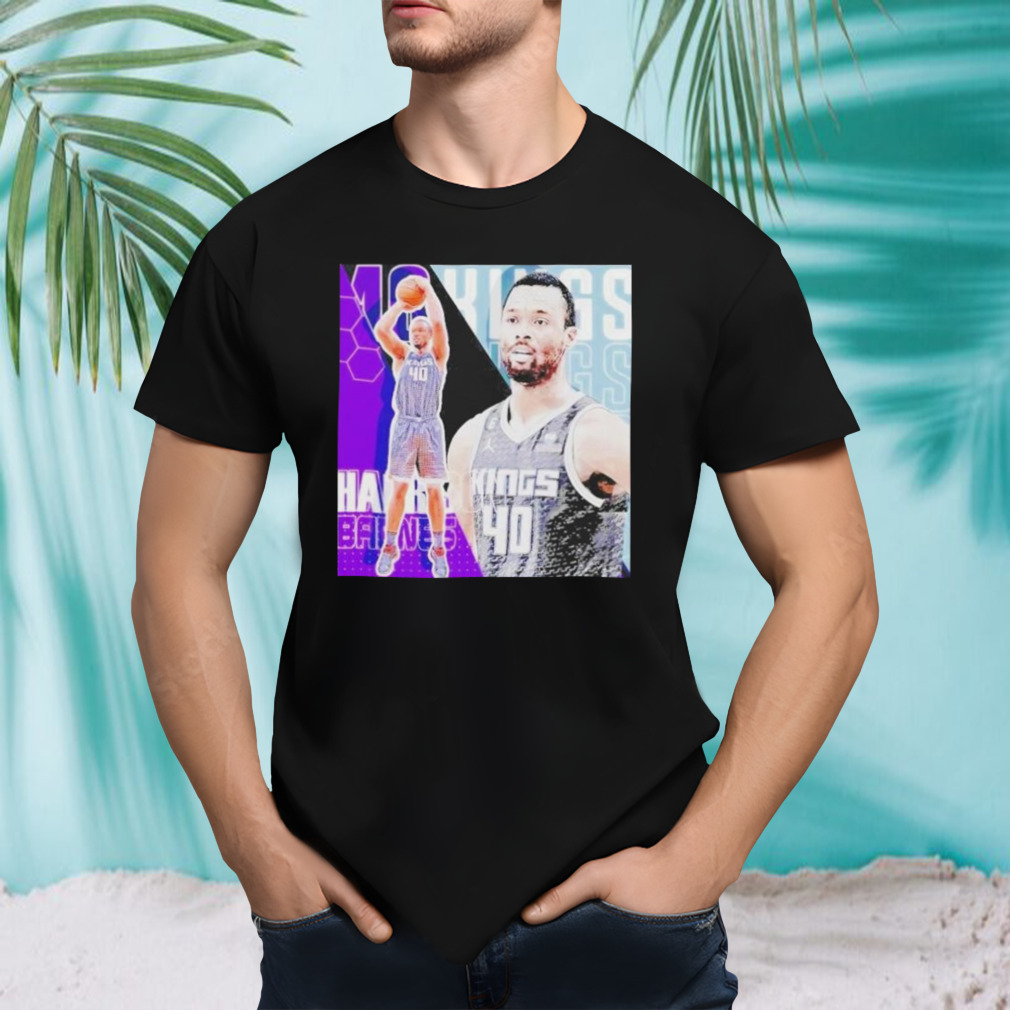 Harrison Barnes 40 Sacramento Kings Basketball Player Poster Gift T-shirt