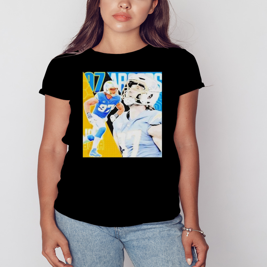 Joey Bosa 97 Los Angeles Chargers Football Player Poster Gift T-Shirt 2 Women's tshirt