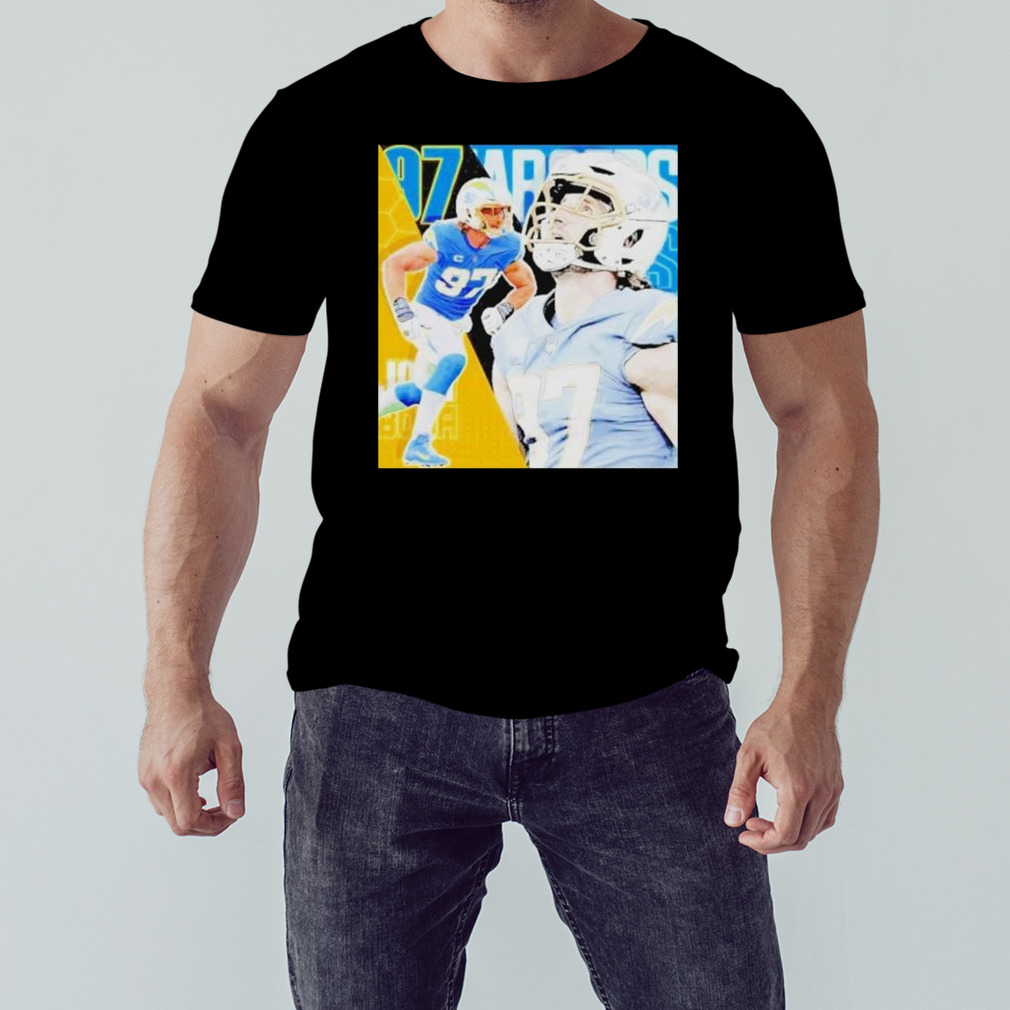 Joey Bosa 97 Los Angeles Chargers Football Player Poster Gift T-Shirt 1 Unisex tshirt