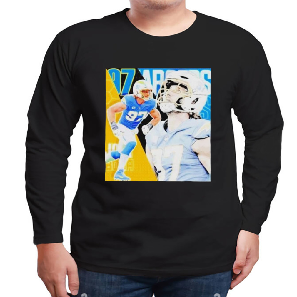 Joey Bosa 97 Los Angeles Chargers Football Player Poster Gift T-Shirt 3 Longsleeve tshirt