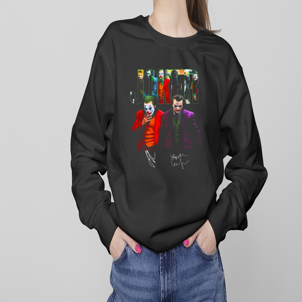 Joker The Comedian And The Anarchist Signatures 2023 T-Shirt 4 Sweaters