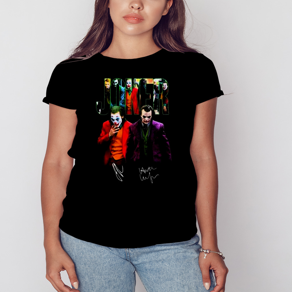 Joker The Comedian And The Anarchist Signatures 2023 T-Shirt 2 Women's tshirt