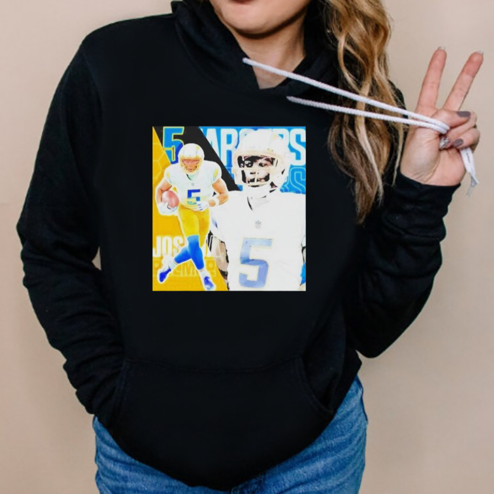 Joshua Palmer 5 Los Angeles Chargers Football Player Poster Gift T-shirt 5 Hoodies