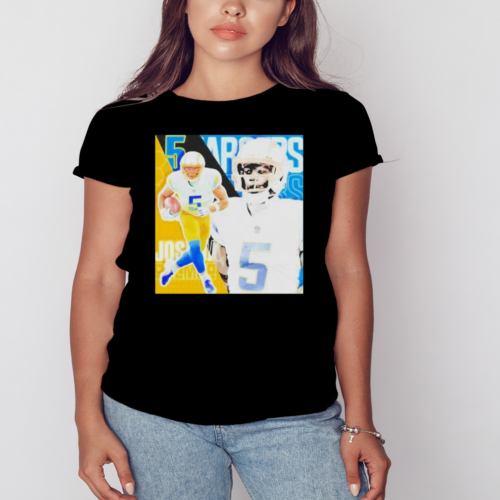Joshua Palmer 5 Los Angeles Chargers Football Player Poster Gift T-shirt 2 Women's tshirt
