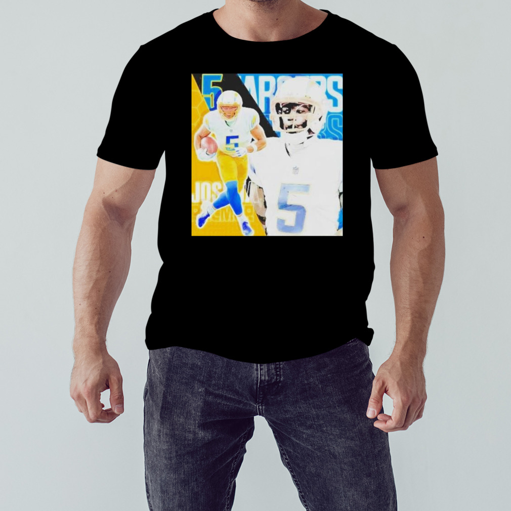 Joshua Palmer 5 Los Angeles Chargers Football Player Poster Gift T-shirt 1 Unisex tshirt