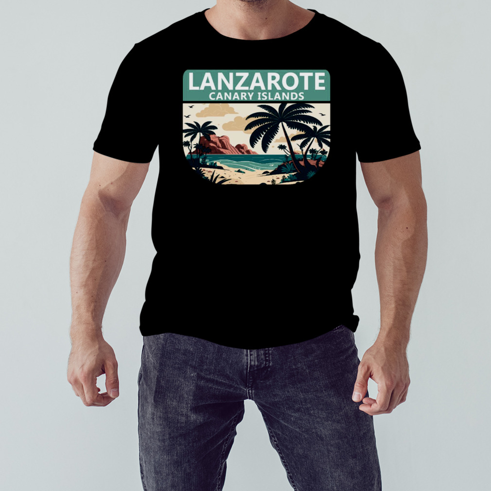 Lanzarote Canary Islands Retro Emblem shirt
