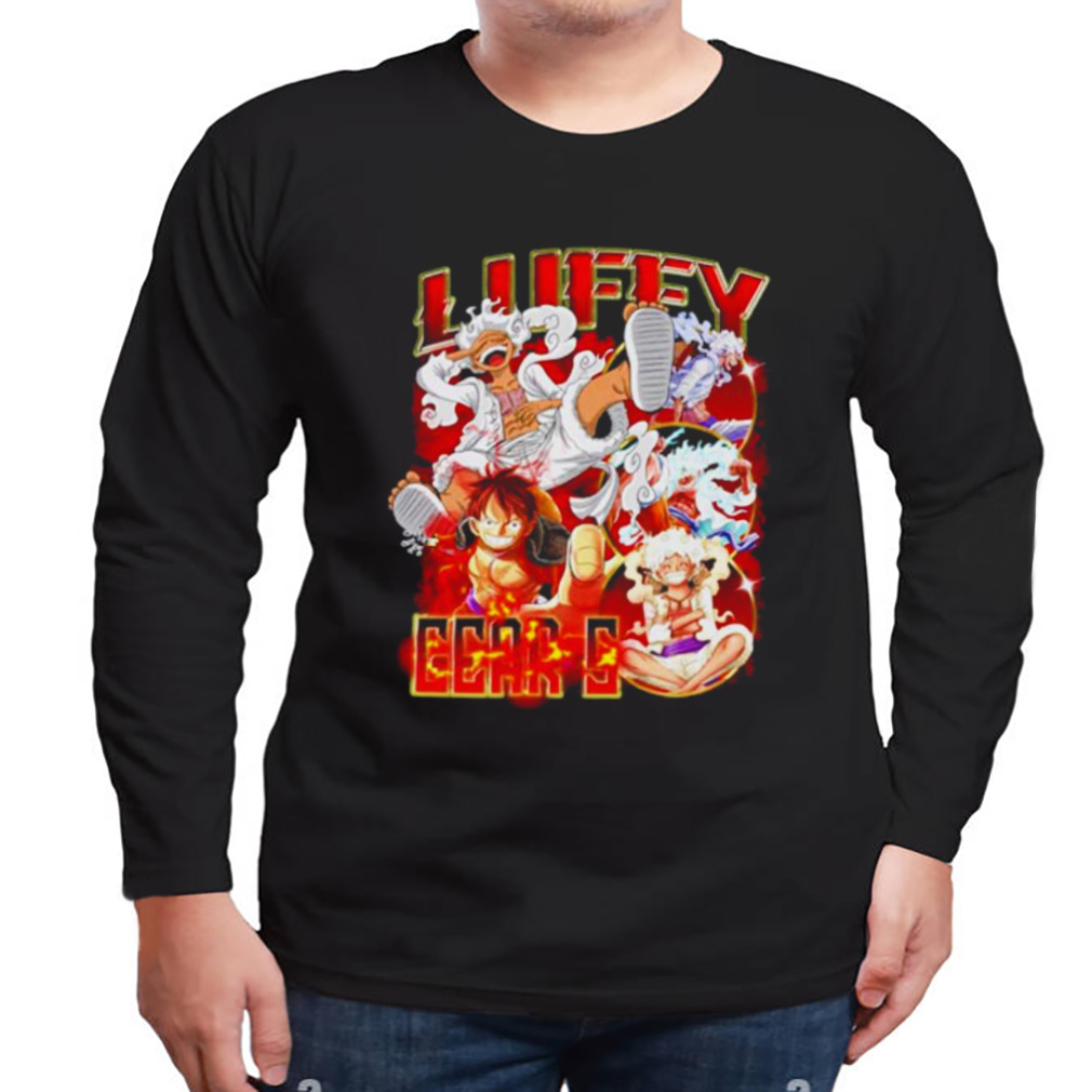 Luffy Gear 5 anime shirt 3 Longsleeve tshirt
