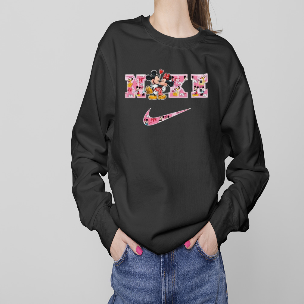 Nike Valentines Day Mickey And Minnie Mouse T-shirt 4 Sweaters