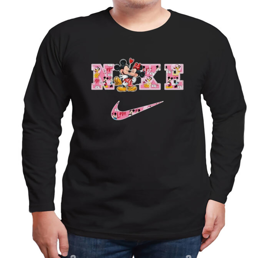Nike Valentines Day Mickey And Minnie Mouse T-shirt 3 Longsleeve tshirt