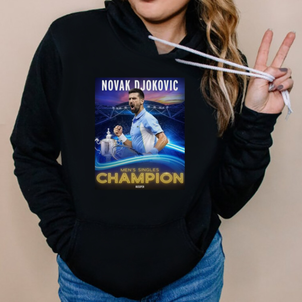 Novak Djokovic Men’s Singles US Open Champion 2023 Shirt 5 Hoodies