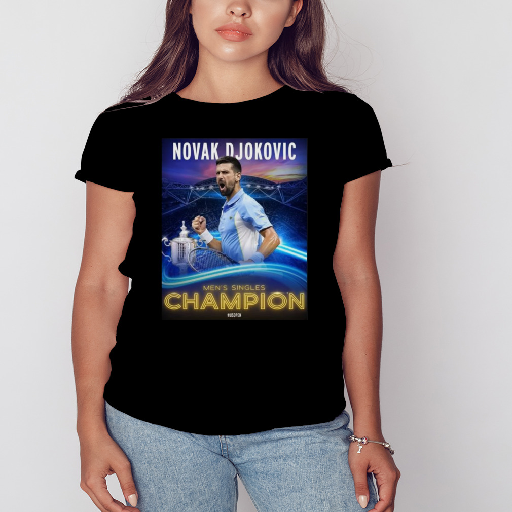 Novak Djokovic Men’s Singles US Open Champion 2023 Shirt 2 Women's tshirt