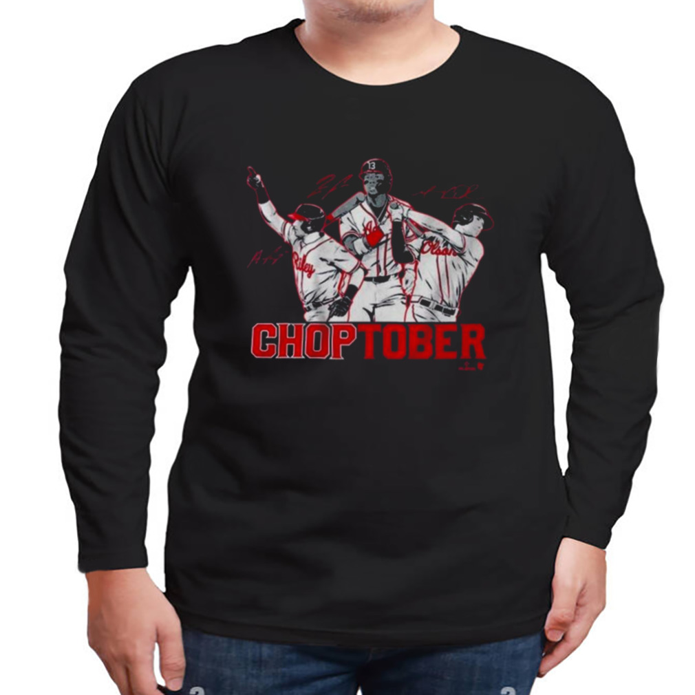 Ronald Acuña Jr Matt Olson & Austin Riley Choptober Signatures Shirt 3 Longsleeve tshirt