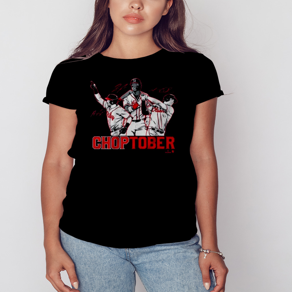 Ronald Acuña Jr Matt Olson & Austin Riley Choptober Signatures Shirt 2 Women's tshirt