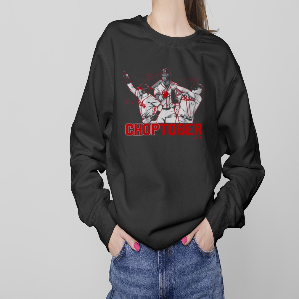 Ronald Acuña Jr Matt Olson & Austin Riley Choptober Signatures Shirt 4 Sweaters