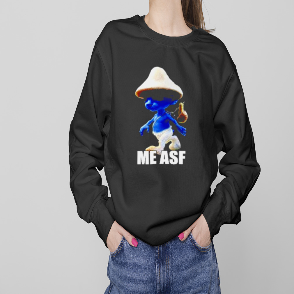 Smurf me asf shirt 4 Sweaters