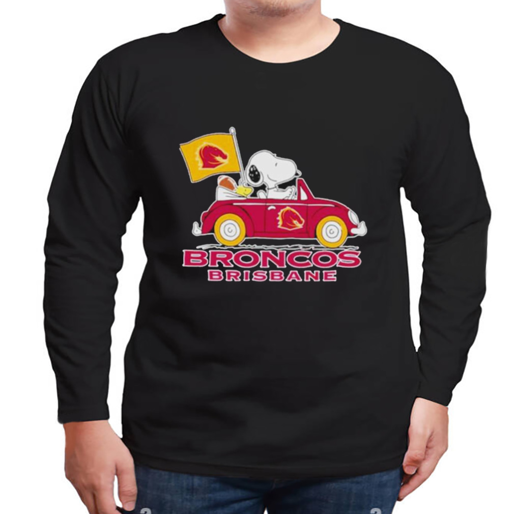 Snoopy Brisbane Broncos shirt 3 Longsleeve tshirt